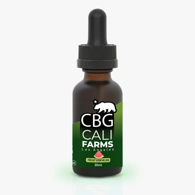 CaliFarms CBD + CBG Olej (2000 mg CBD + 500 mg CBG) - Vodný melón - 30 ml -