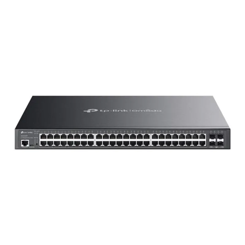 Omada 48-Port Gigabit and 4-Port 10GE SFP+ L2+ Managed Switch with 40…