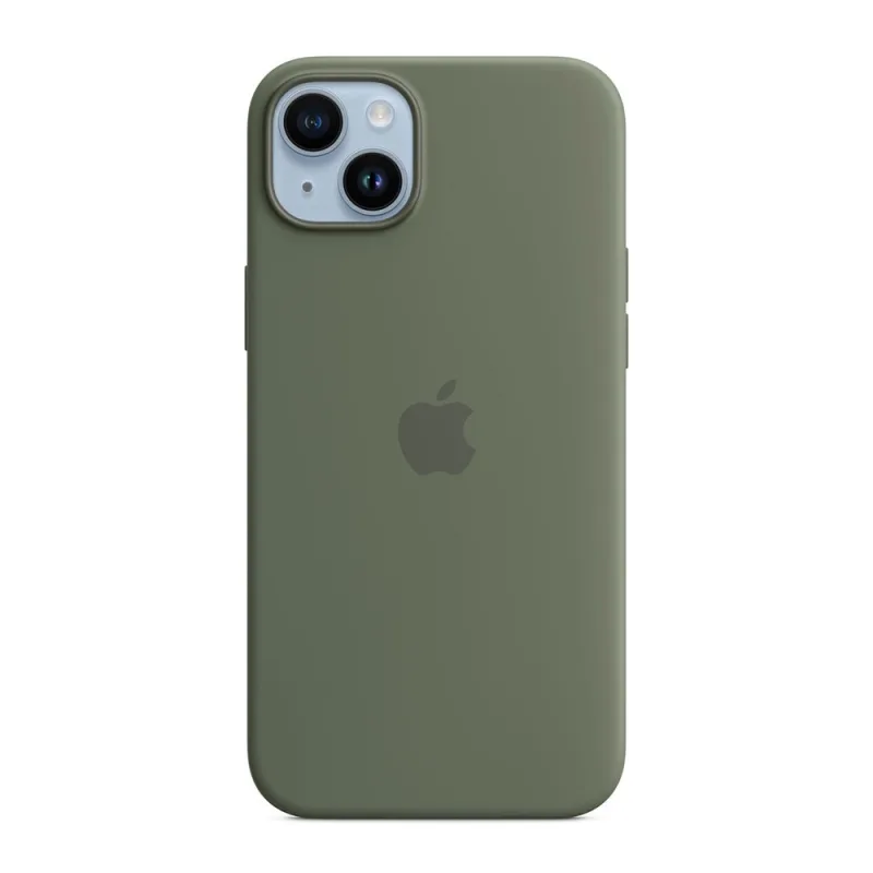 Apple iPhone 14 Plus Silicone Case with MagSafe - Olive *Rozbalený*