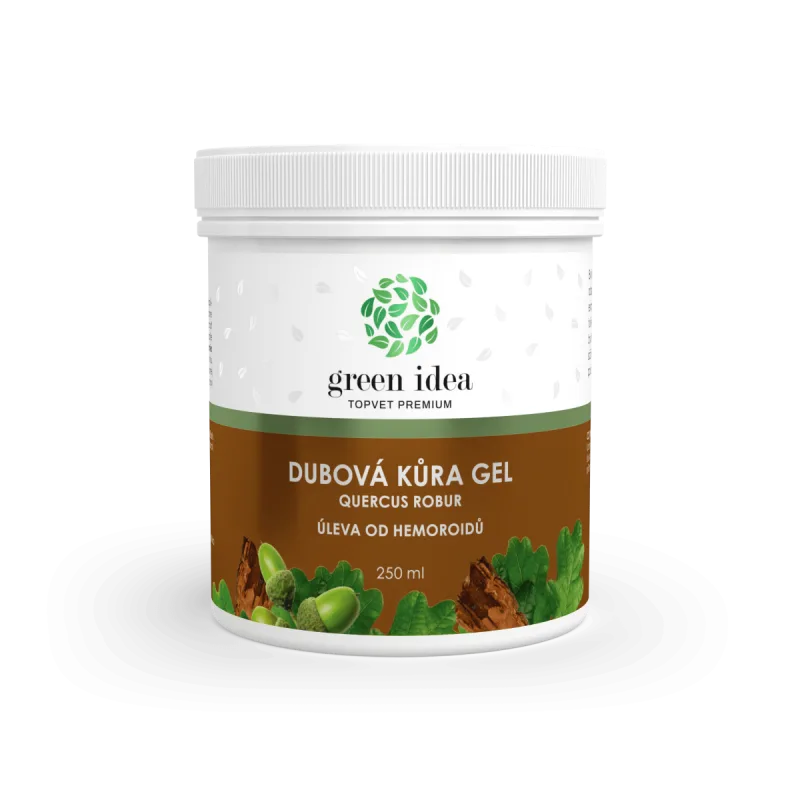Green idea Gél z dubovej kôry 250 ml -