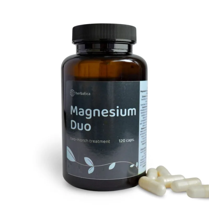 Herbatica Magnesium DUO dvojmesačná kúra - 120 kapsúl -