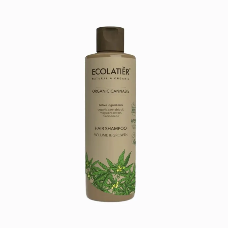 EcoLatier Vlasový šampón na objem a rast vlasov Organic Cannabis - 250 ml -