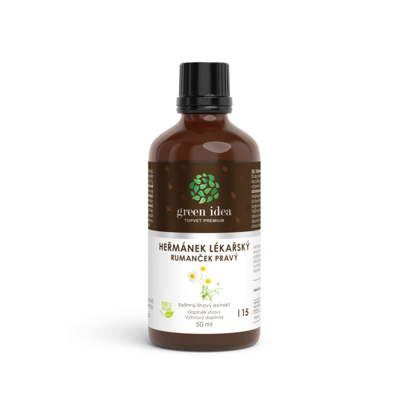 Green idea Harmanček lekársky – tinktúra – kvapky 50 ml –