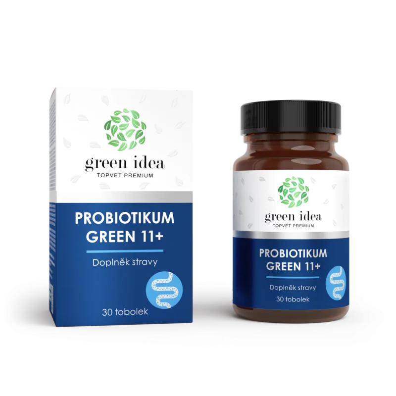 Green idea Probiotikum GREEN 11+ - 30 kapsúl -