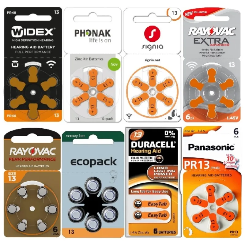 Testovací set 13 / PR48, baterie do naslouchadel za zvýhodněnou cenu