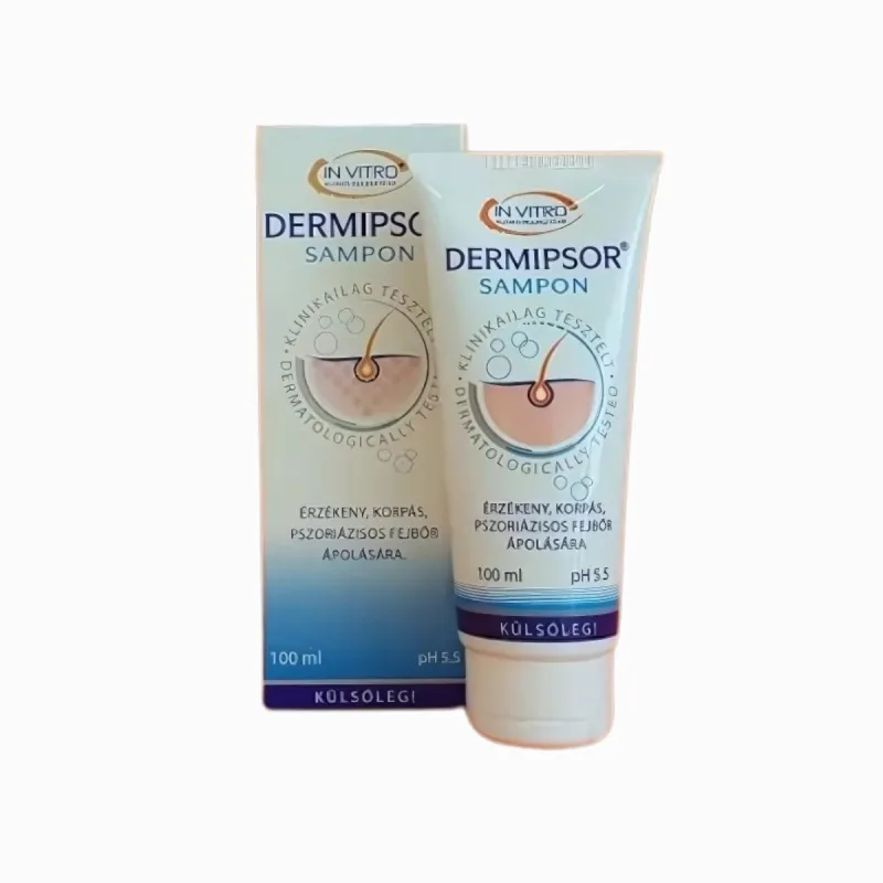 IN VITRO Dermipsor šampón - jemná starostlivosť o pokožku hlavy pri psoriáze a seboroickej dermatitíde - 100 ml - InVitro