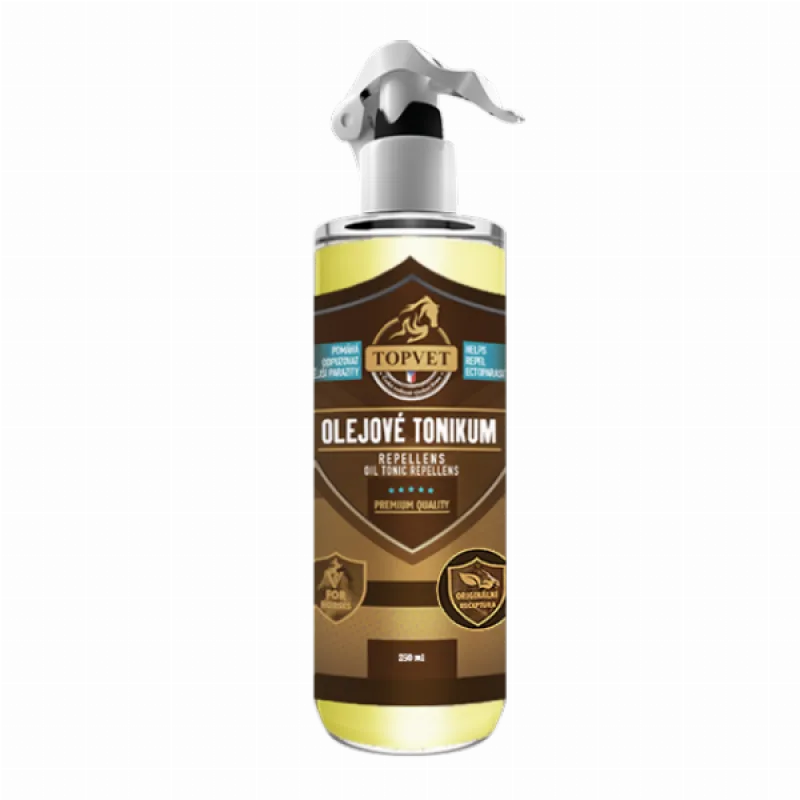 Green idea Olejové tonikum s repelentným účinkom pre kone – 250 ml –