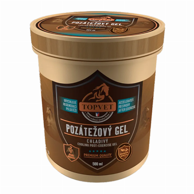 Green idea Pozáťažový gél pre kone – chladivý 500 ml –