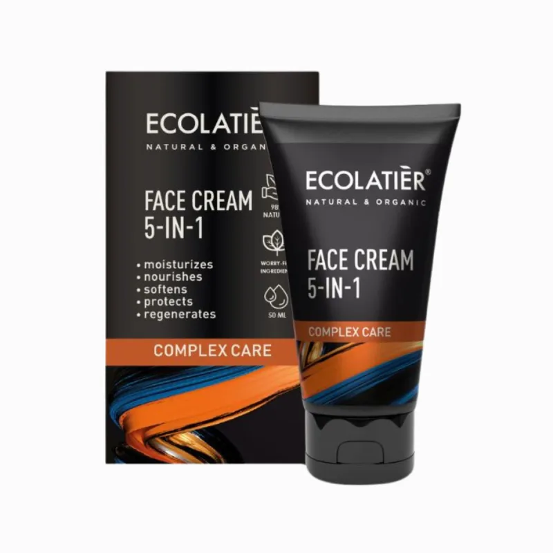 EcoLatier Krém na tvár 5 v 1 komplexná starostlivosť - 50 ml -