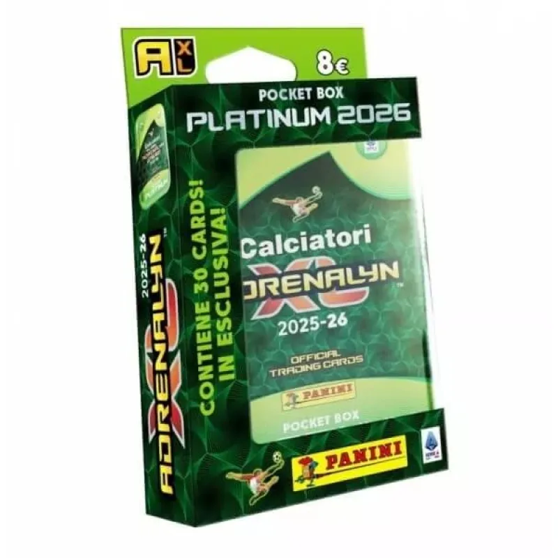 PANINI Serie A 2025/2026 ADRENALYN plechová krabička (pocket)