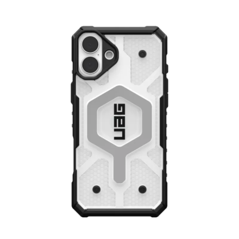 Puzdro UAG Pathfinder Clear Magsafe iPhone 16 Plus – biele