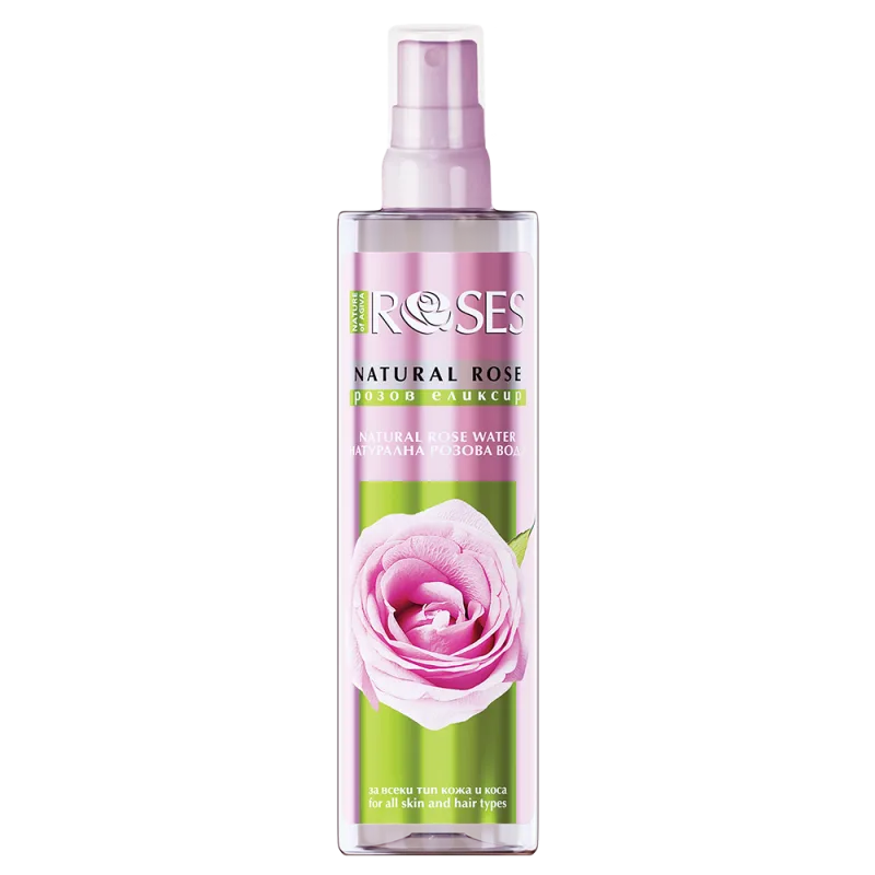 NATURE OF AGIVA Prírodná ružová voda s čistiacim a tonizujúcim účinkom s rozprašovačom 200 ml -