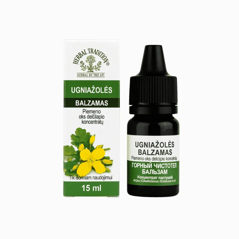 Herbal Traditions Horský lastovičník - kozmetický prípravok na bradavice - 15 ml -