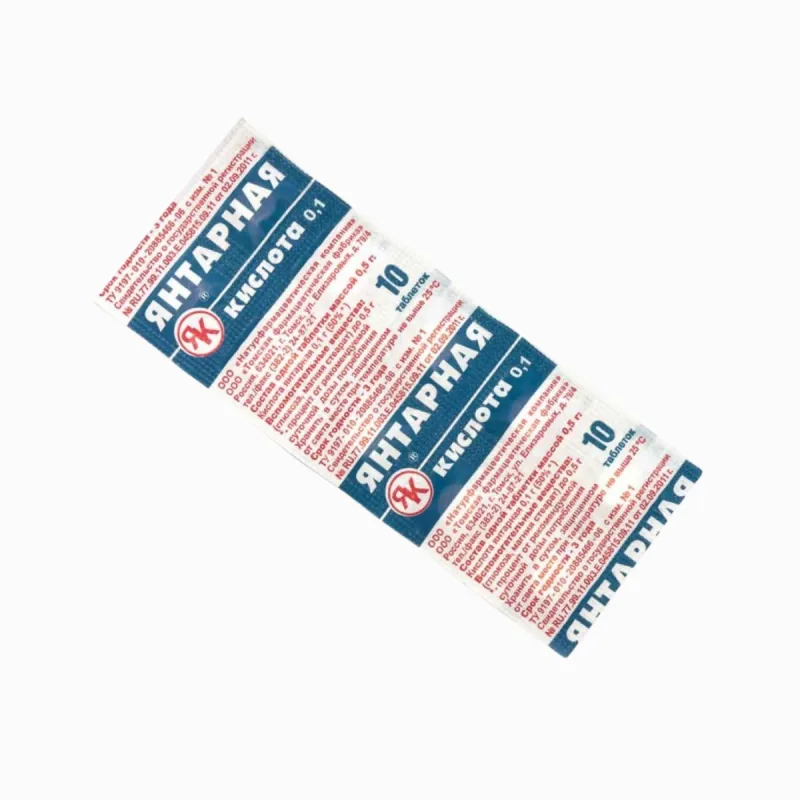 HealthNA Kyselina jantárová - 10 tabl. -