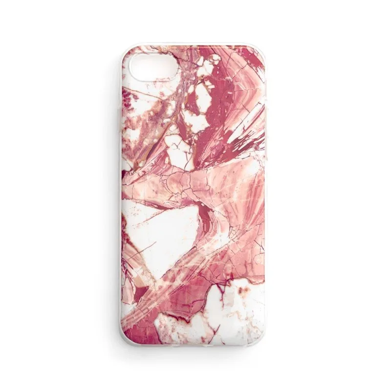 TPU obal Wozinsky Marble pre Xiaomi Poco M3 / Xiaomi Redmi 9T ružový
