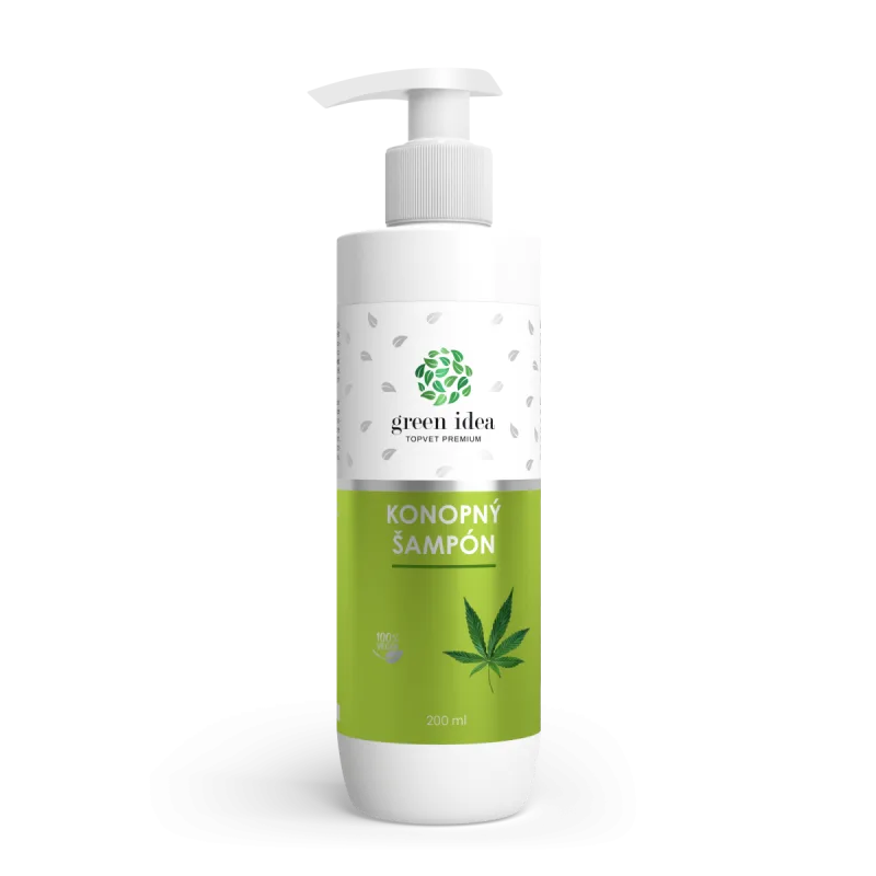 Green idea Konopný šampón 200 ml -