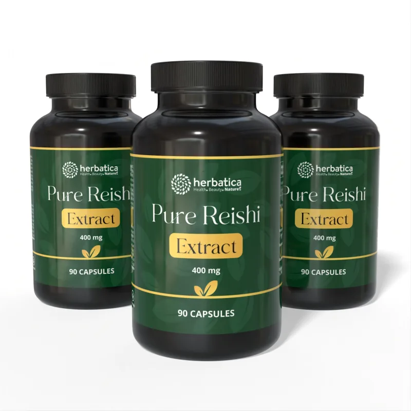 Herbatica Zvýhodnený set: 3x Reishi Extract 30 % polysacharidov - 90 kapsúl -