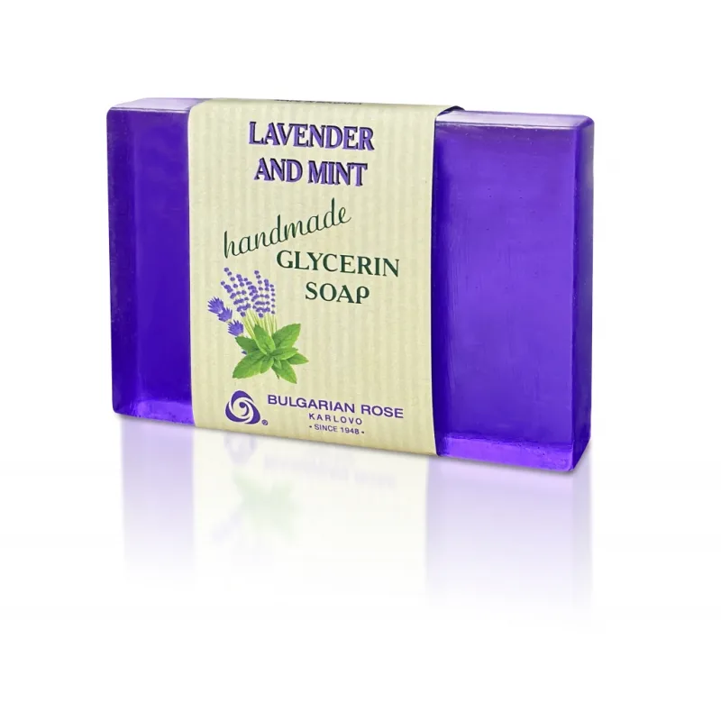 Bulgarian Rose Karlovo Glycerínové mydlo Levanduľa a mäta 70g -