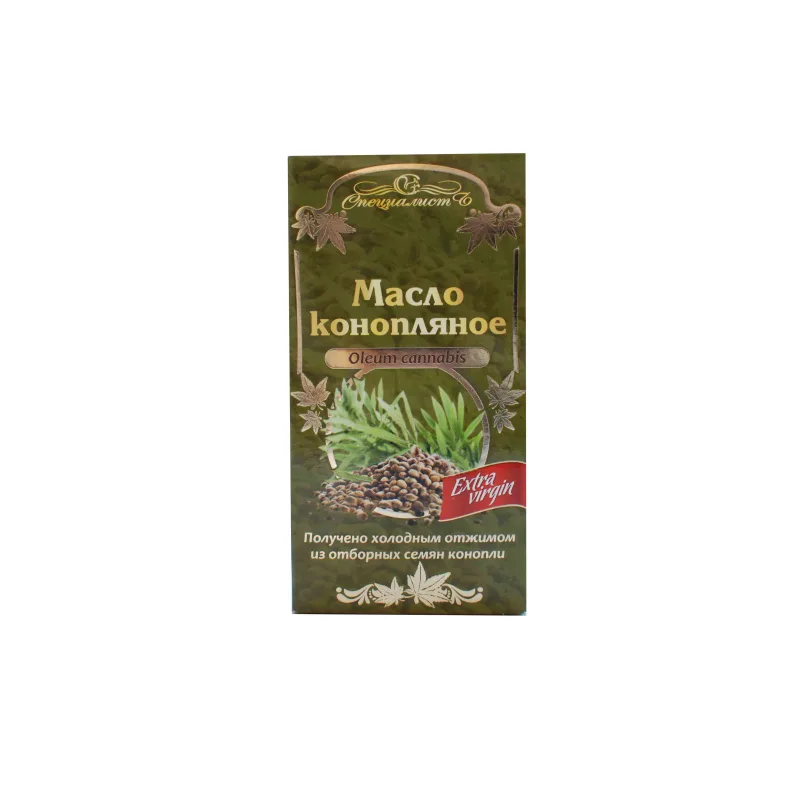 Specialist 100% konopný olej, za studena lisovaný, panenský - Objem: 100 ml