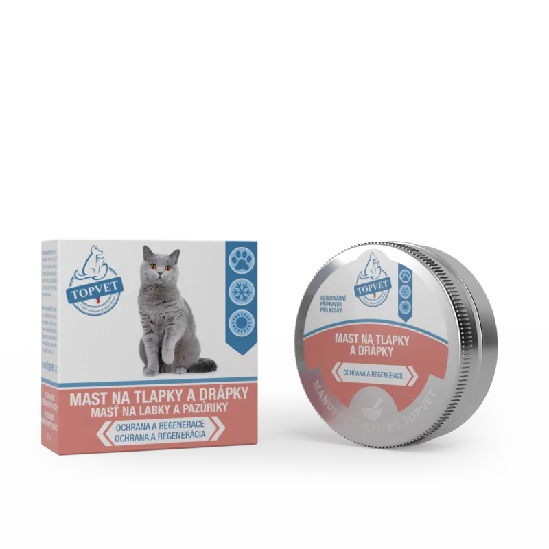 Green idea Masť na labky a pazúriky pre mačky 30 ml -