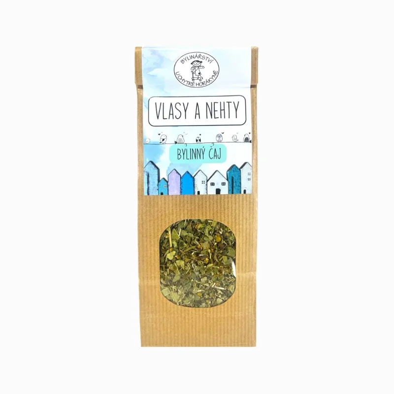 Bylinářství U Chytré horákyně Bylinný čaj Vlasy a nechty - 50g -