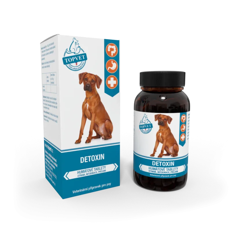 Green idea Humátové tablety Detoxin pre psy 90 ks -