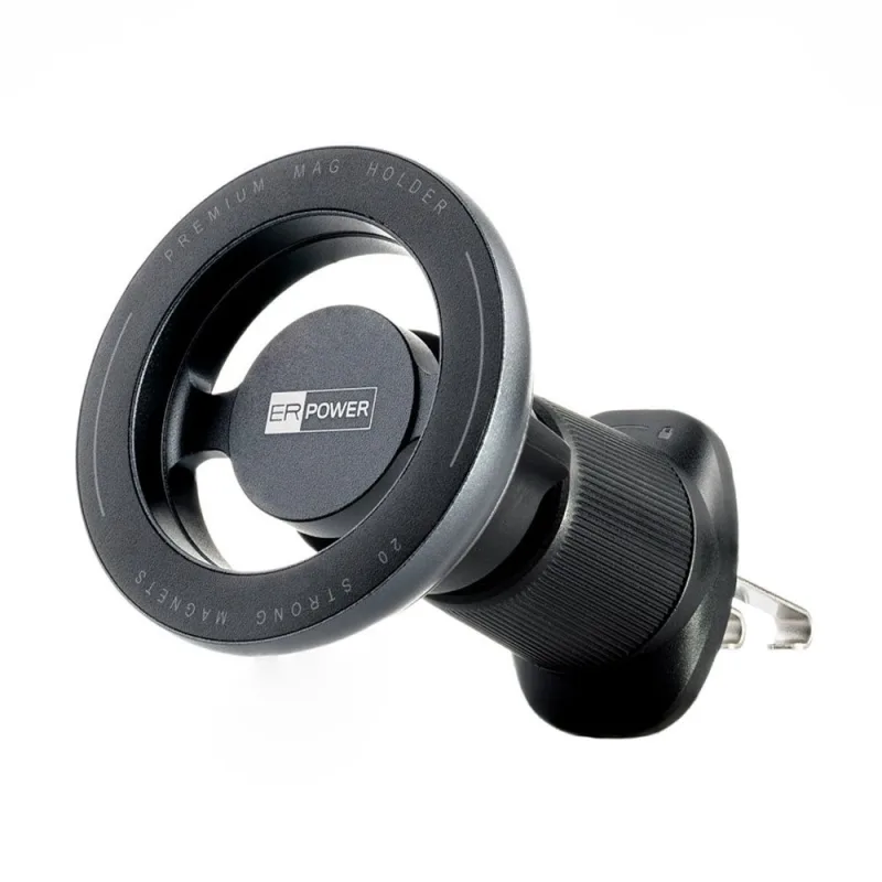ER POWER Magnetic Vent Mount Car Holder - Black