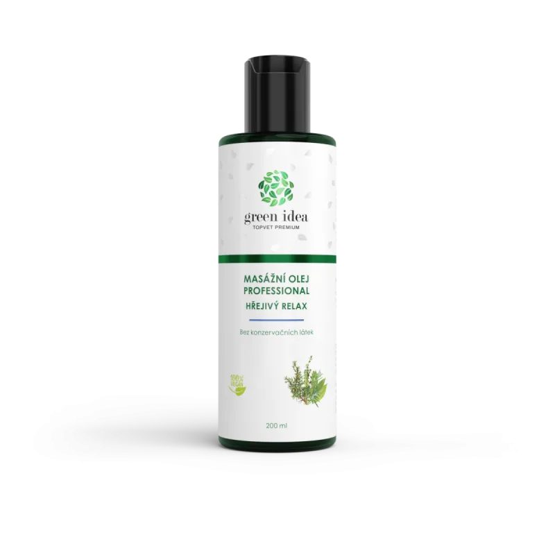 Green idea Hrejivý relax – masážny olej 200 ml –