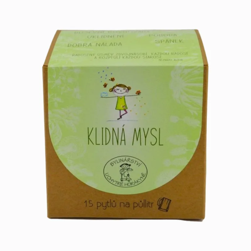 Bylinářství U Chytré horákyně Porcovaný bylinný čaj "Pokojná myseľ"- 45g (15x3g) -