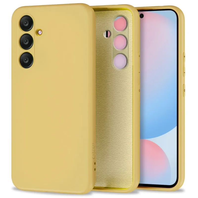 Puzdro Tech-Protect Icon pre Samsung Galaxy S24 FE – žlté