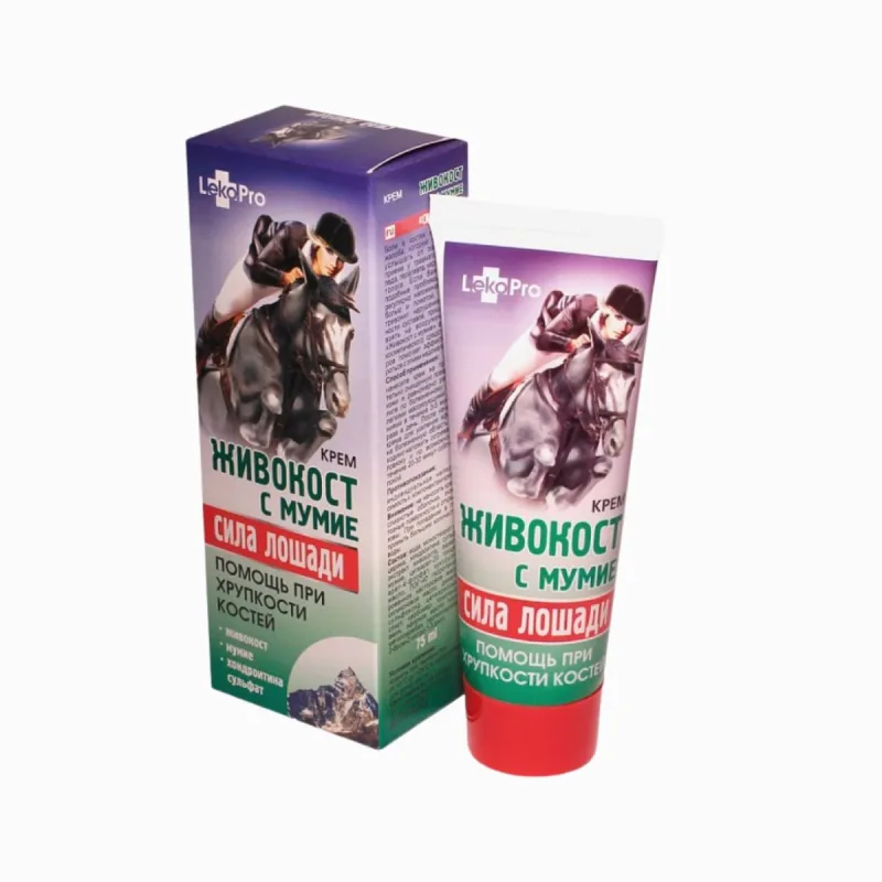 LekoPro KONSKÁ SILA Kostihojový krém s mumiom - 75 ml -