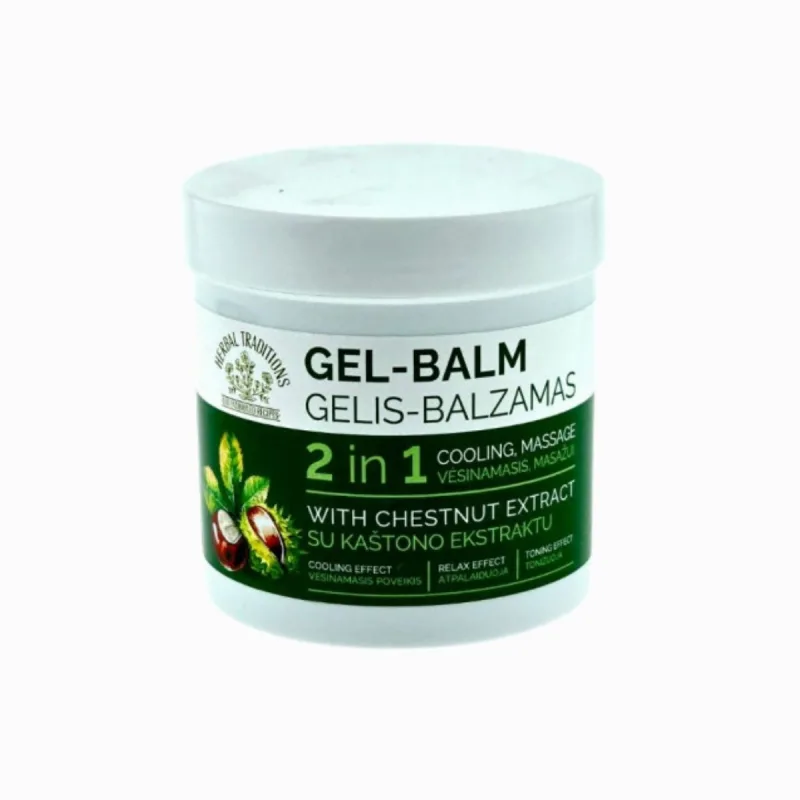 Herbal Traditions Krémový gél-balzam na nohy s pagaštanom konským - 250ml -