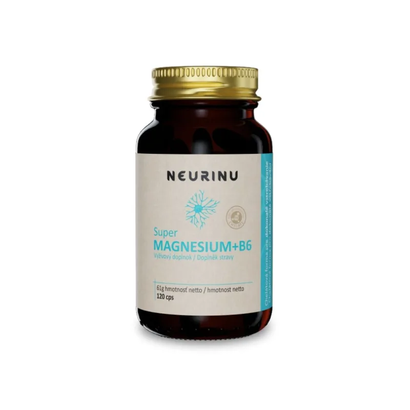 NEURINU Super MAGNESIUM+B6 - 120 kapsúl