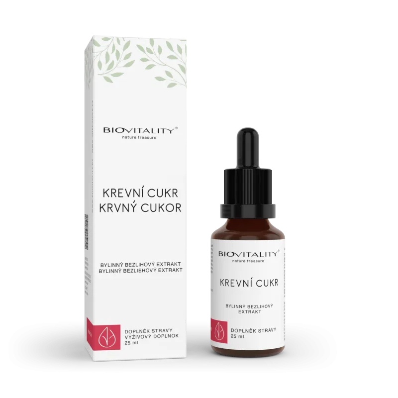 Green idea Krvný cukor – bezliehová tinktúra – kvapky 25 ml –