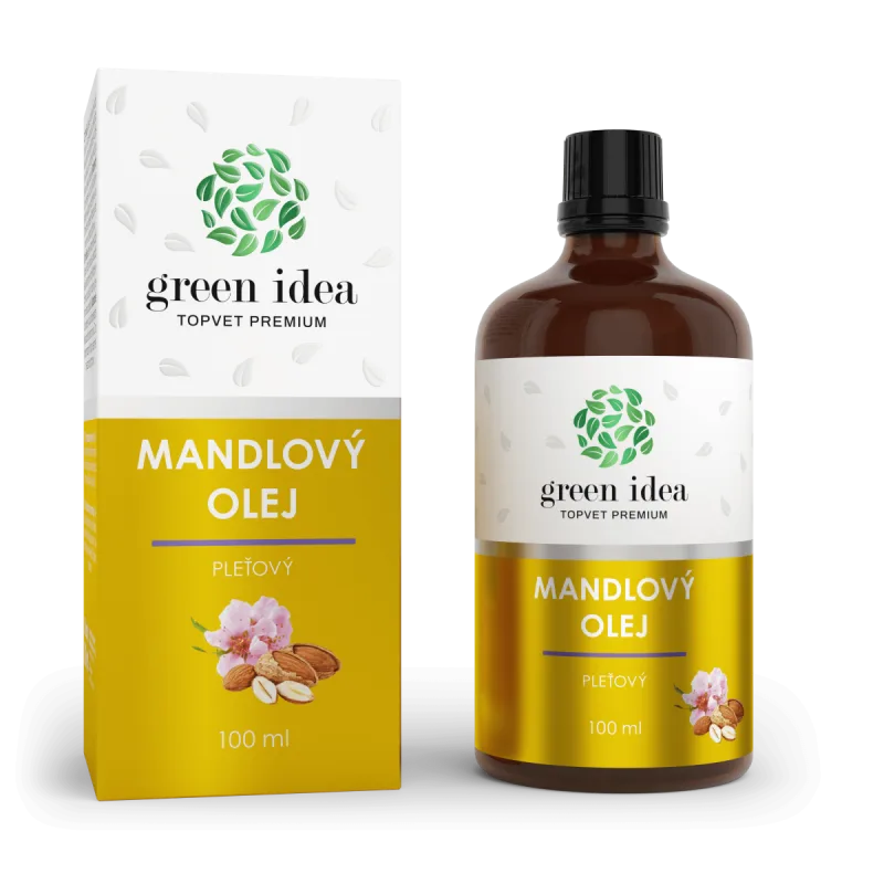 Green idea Mandľový pleťový olej 100 ml -
