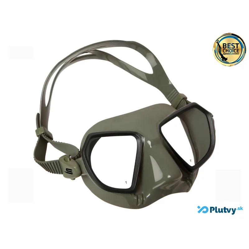 Freedivingová maska Salvimar Fluyd Noah tmavozelená