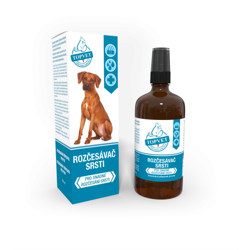 Green idea Rozčesávač srsti pre psy 100 ml –