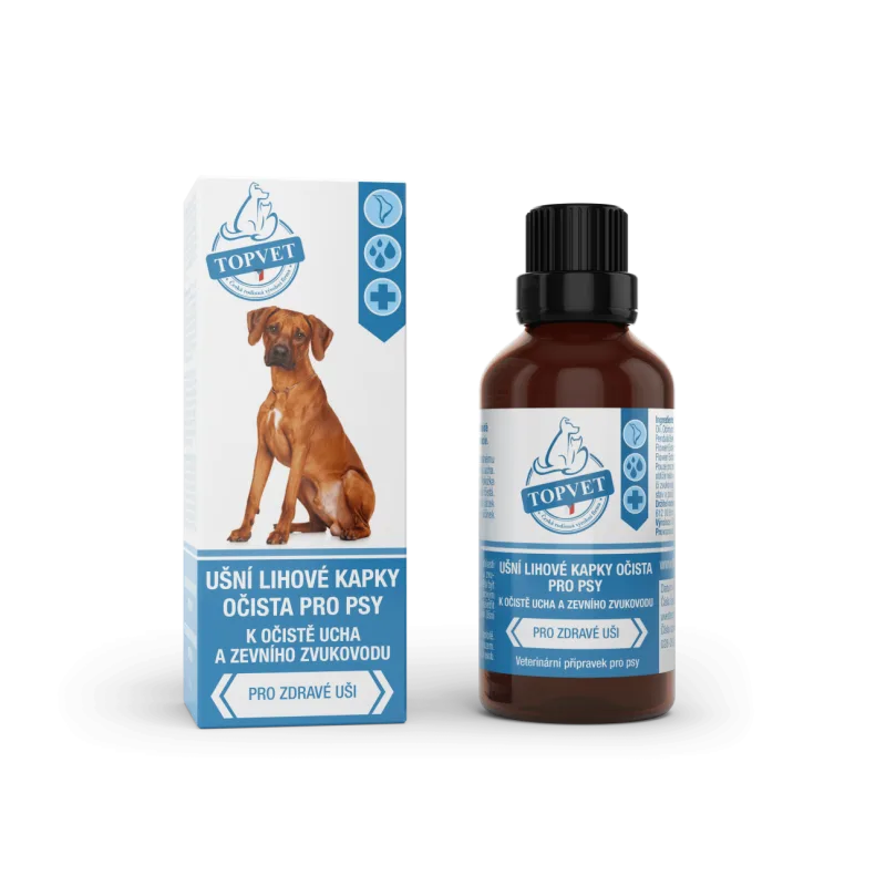 Green idea Ušné liehové kvapky - očista pre psov 50 ml -