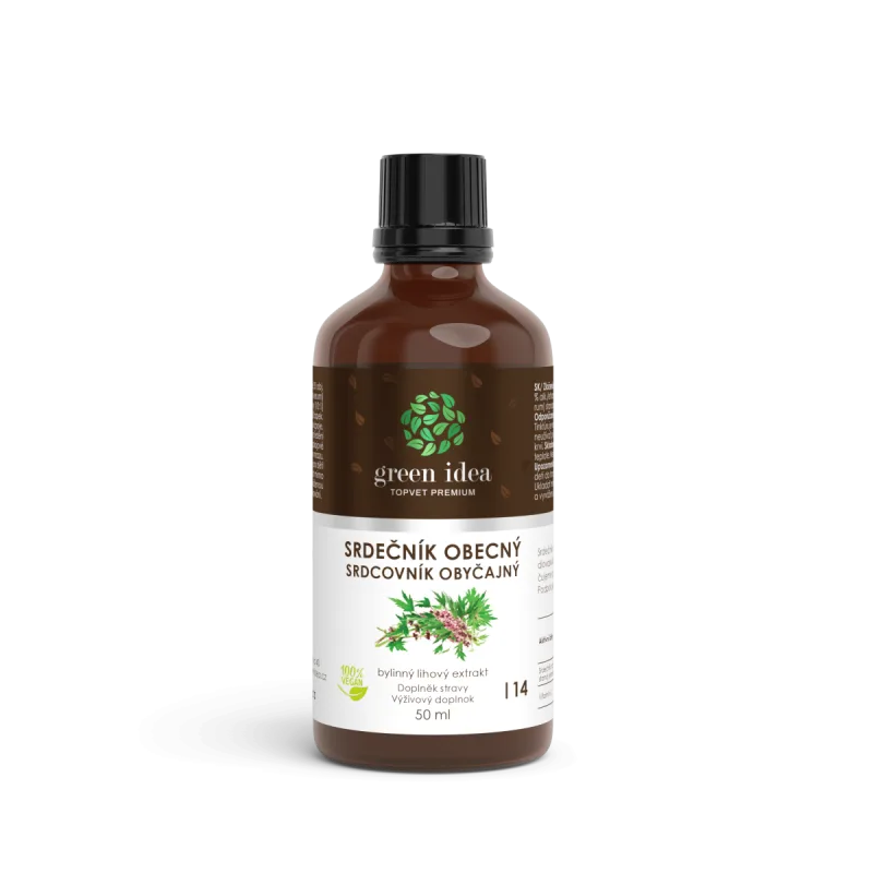 Green idea Srdcovník obyčajný – tinktúra – kvapky 50 ml –