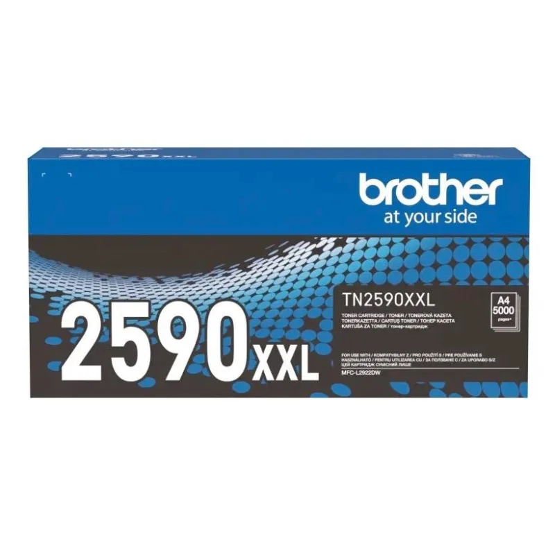 Brother TN2590XL, BLACK toner, 5000 strán