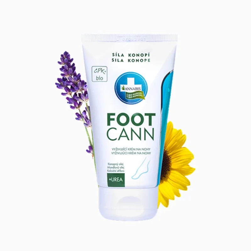 Annabis FOOTCANN BIO krém na nohy s ureou - 75 ml -