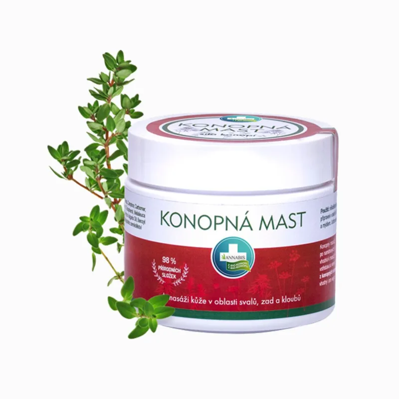 Annabis KONOPNÁ masť na masáž chrbta, svalov a kĺbov - 330 ml -