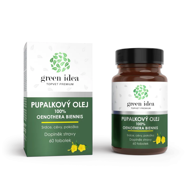 Green idea Pupalkový olej - 60 kapsúl -