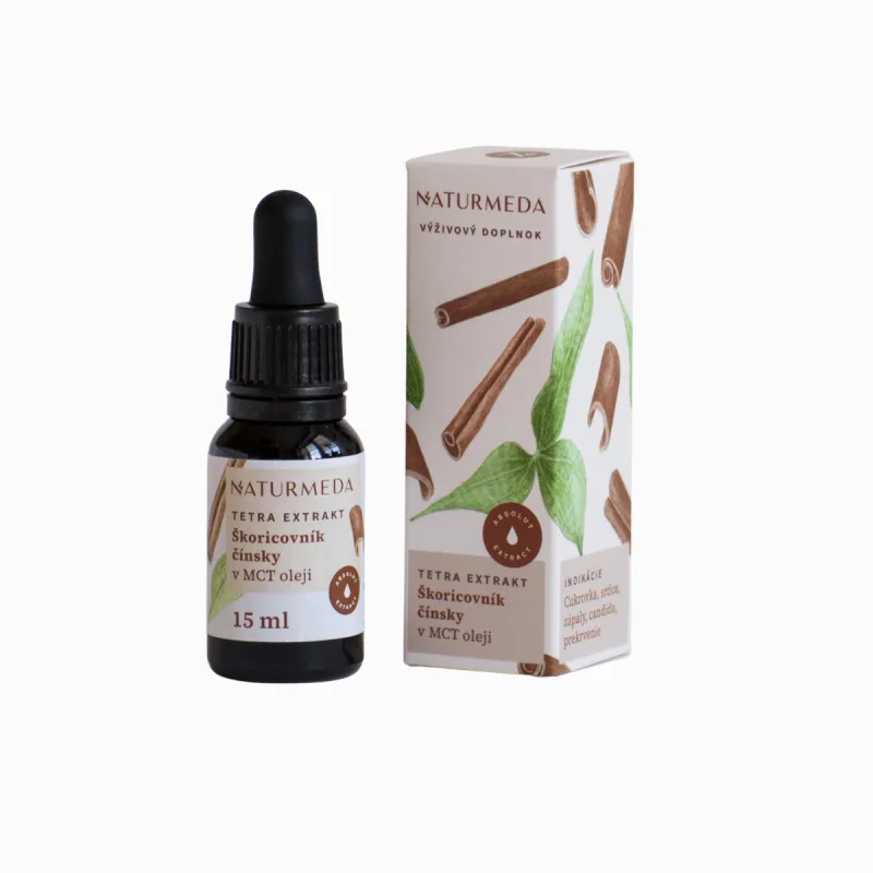 Naturmeda Škorica cejlónska – Tetra bylinný extrakt – 15 ml –