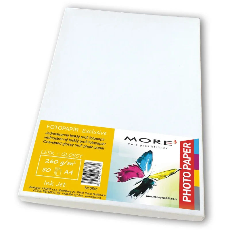 Fotopapier 50 listov, 260g/ m2, glossy, Ink Jet M10541