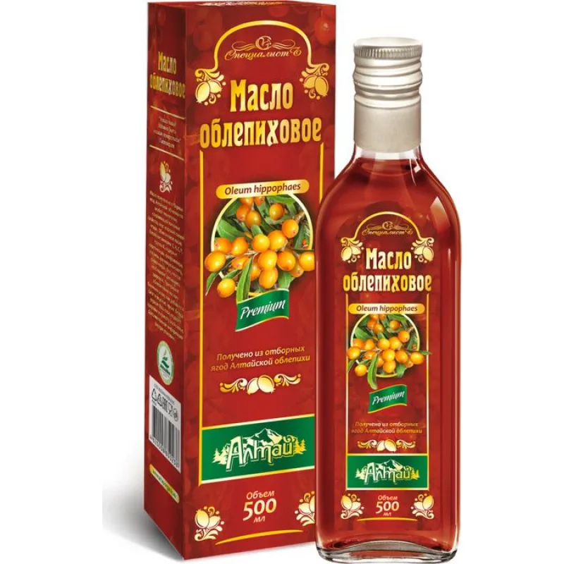 Specialist Rakytníkový olej, za studena lisovaný, panenský - Objem: 500 ml