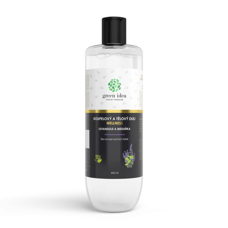 Green idea Levanduľa a medovka – kúpeľový a telový olej 500 ml –