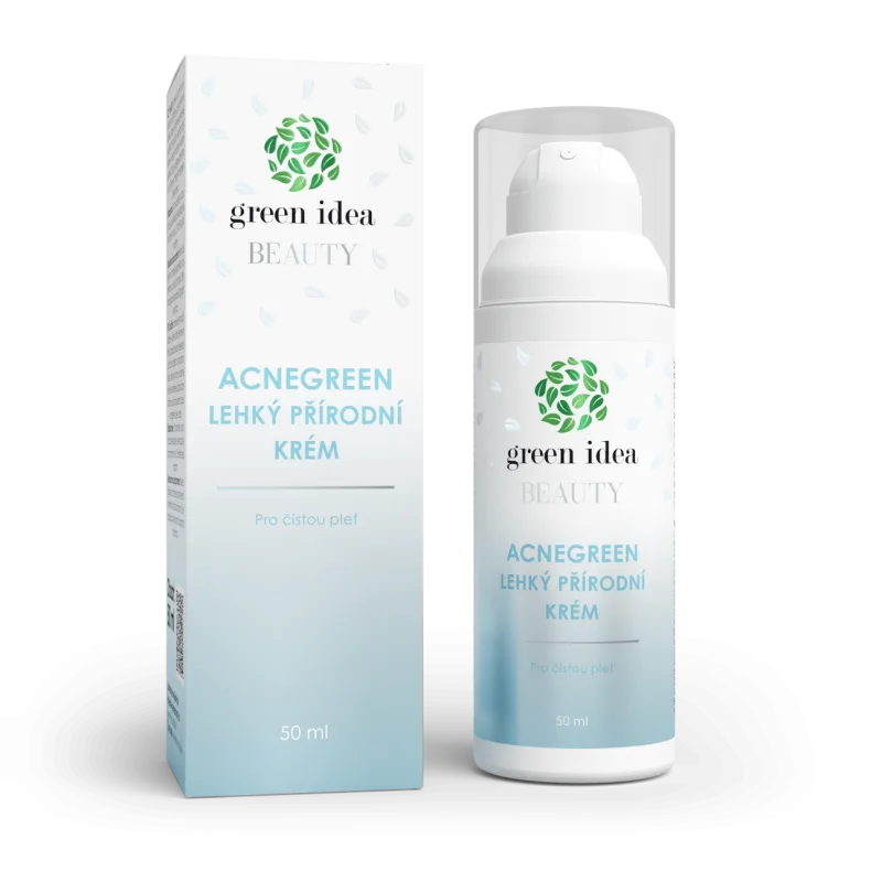 Green idea Acnegreen – ľahký prírodný krém 50 ml –