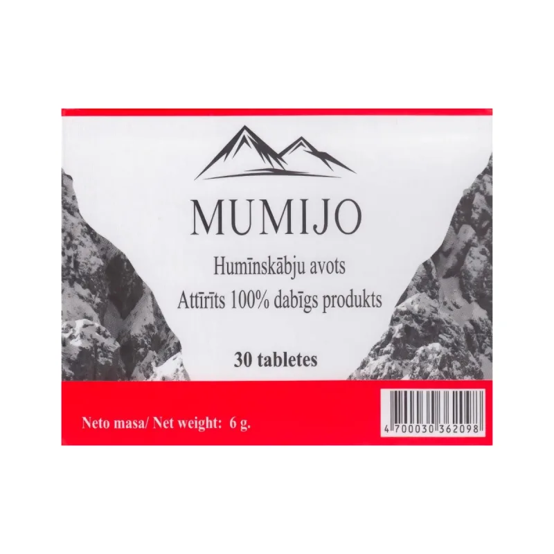 BIOVIT LLC Altajské mumio Shilajit - 30 tabliet -