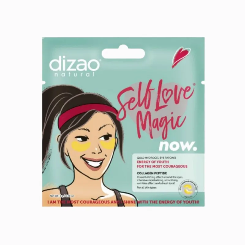 Dizao Prírodná hydrogélová očná maska s kolagénom Gold - 8g -